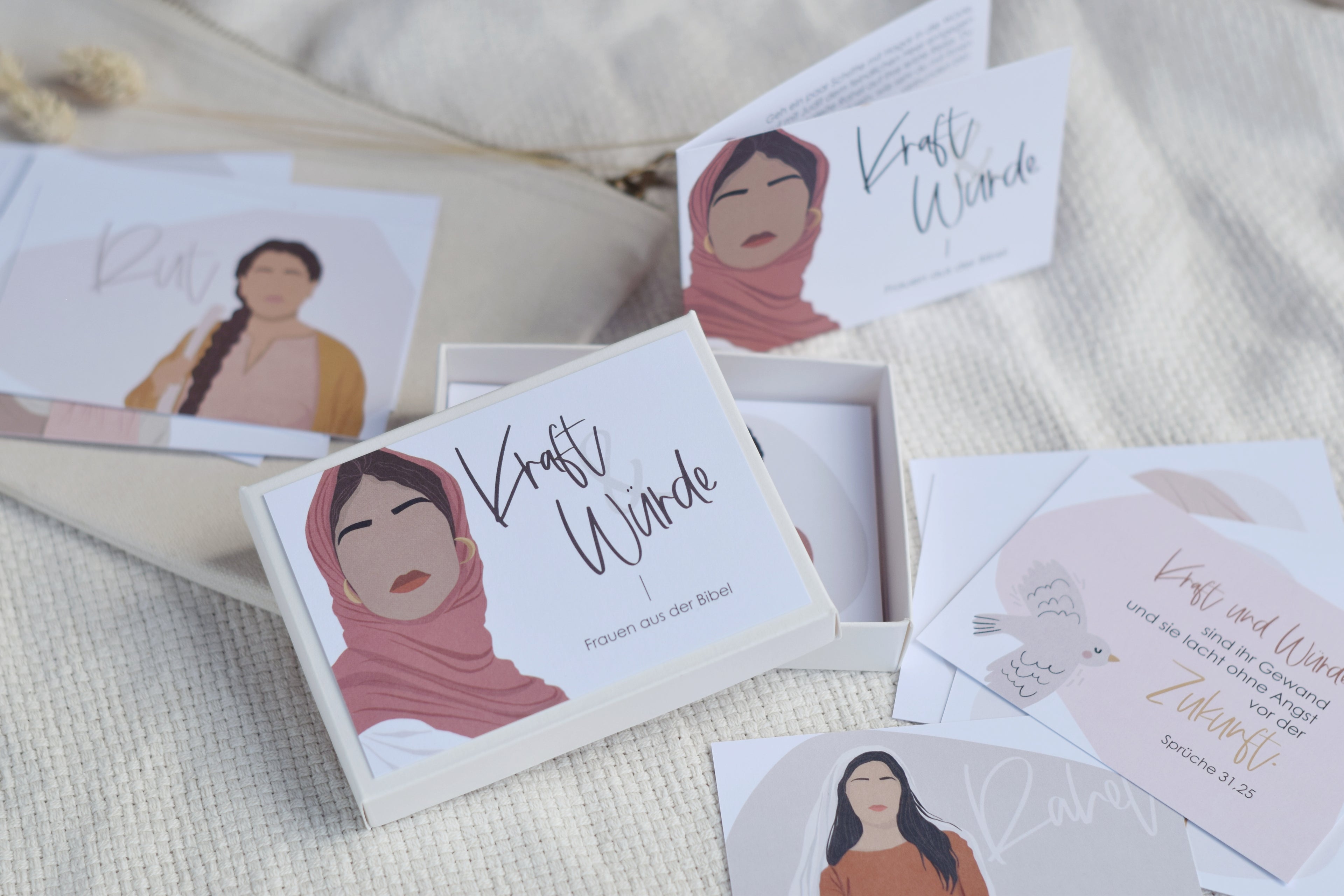 Kartenbox braun | Frauen aus der Bibel