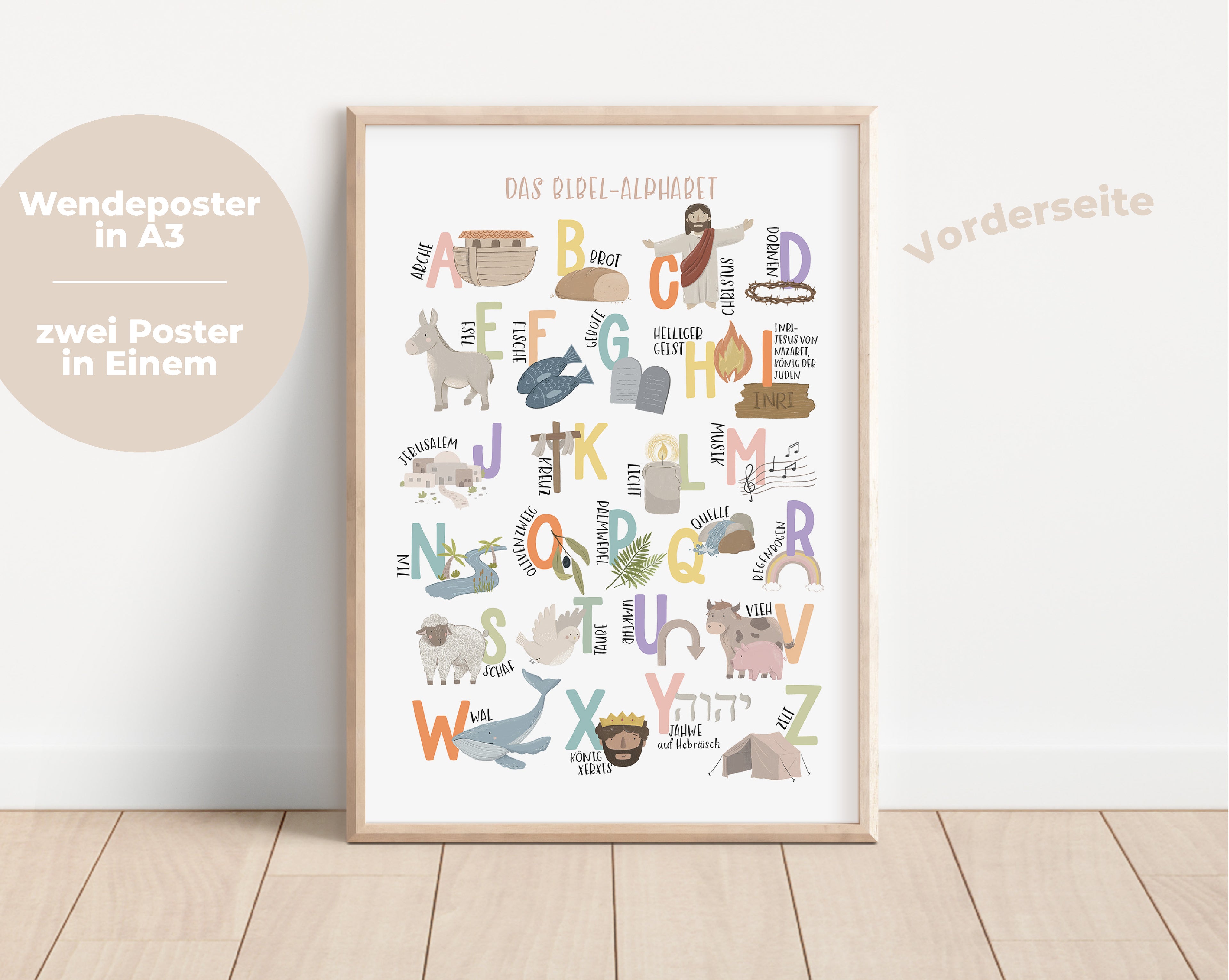 Wendeposter | ABC und Zahlen