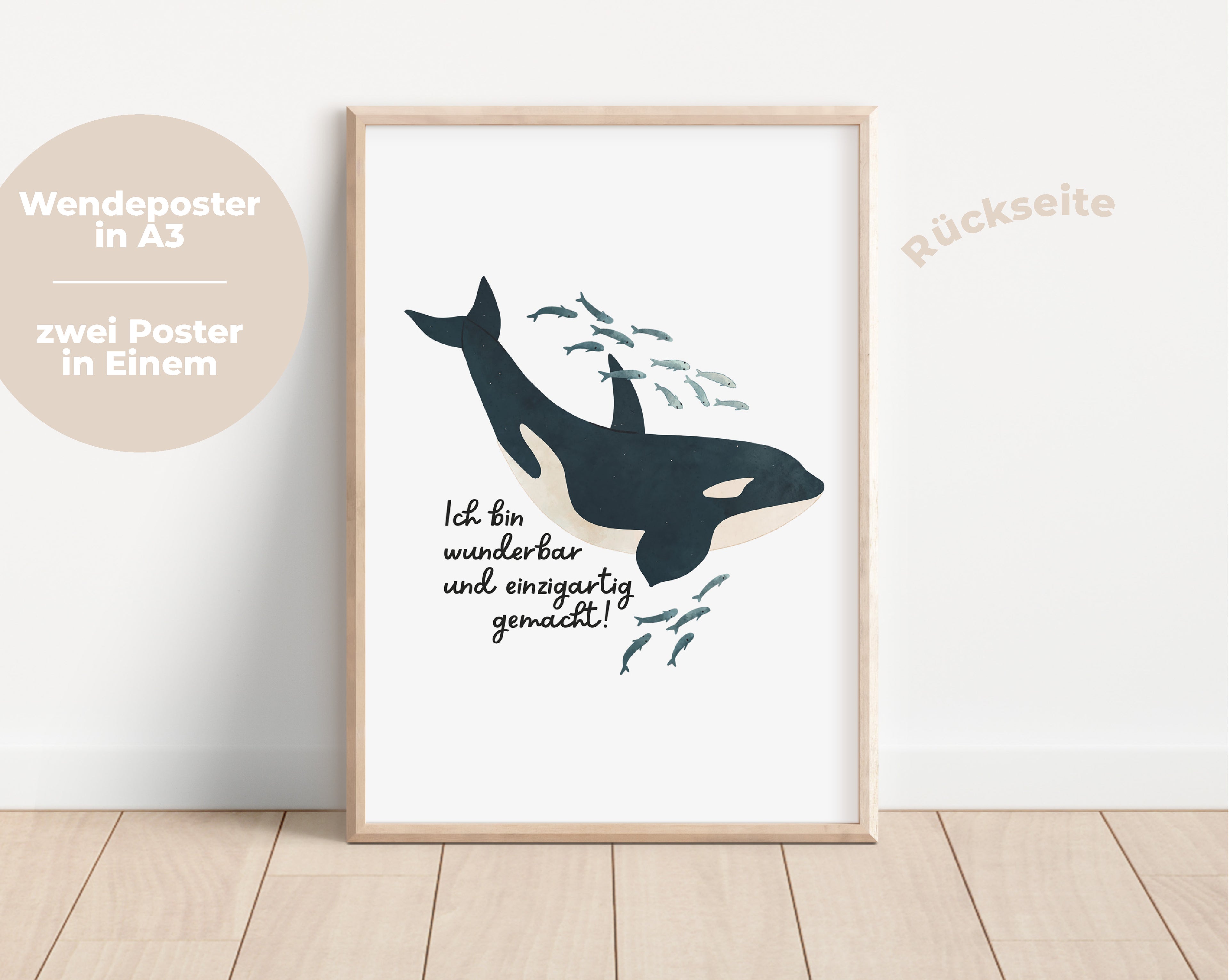 Wendeposter | Ermutigungen Meerestiere