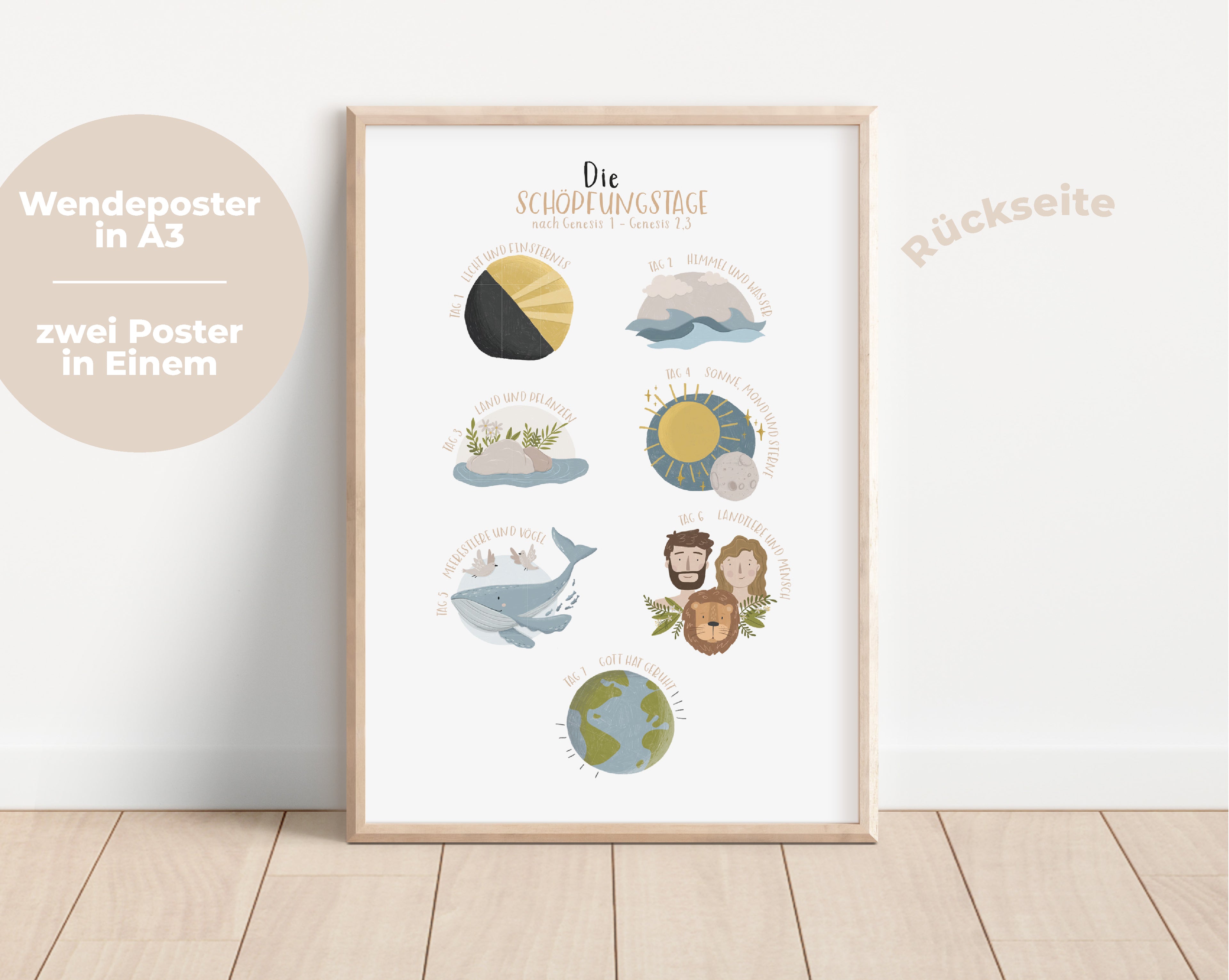 Wendeposter | Waffenrüstung + Schöpfung