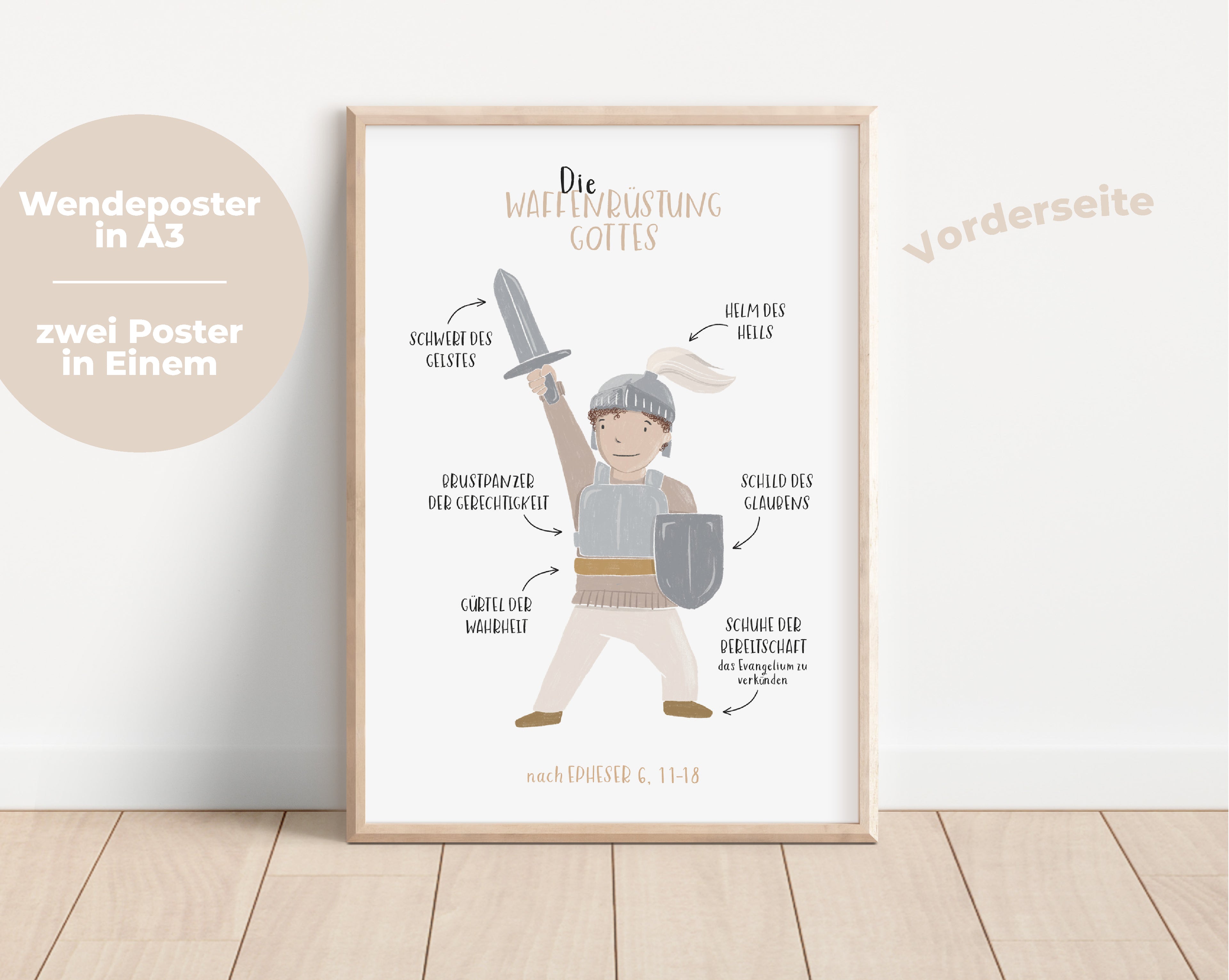 Wendeposter | Waffenrüstung + Schöpfung